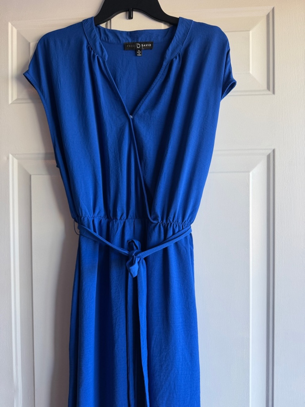 Fred David Cobalt Blue Midi Dress - Picture 7 of 7